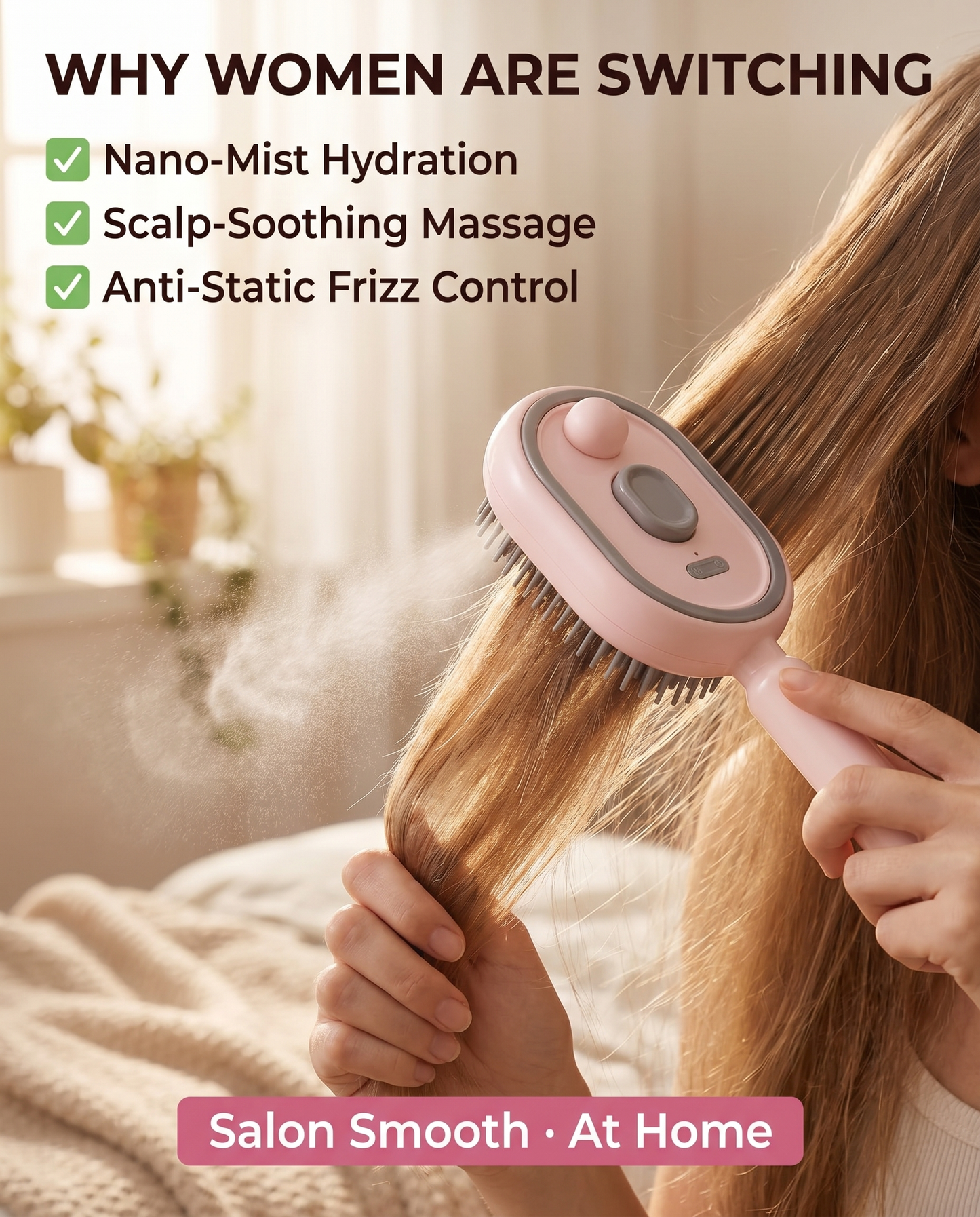 Why everyone is switching to the nano-mist massage comb